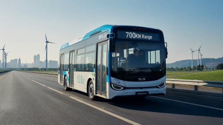 BYD's revolutionary 700 km range electric bus breakthrough eliminates range anxiety, delivering sustainable transit solutions with proven Blade Battery technology.