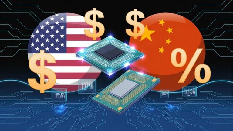 Trump's AI chip revenue sharing deal requires Nvidia and AMD to pay 15% of China sales to U.S. government, raising constitutional concerns and setting precedent.