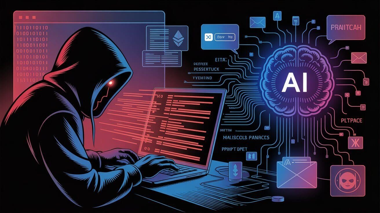Discover how dark AI cybercrime is revolutionizing cyber threats through tools like WormGPT, FraudGPT, and AI-powered phishing attacks in 2025