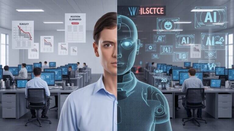 AI-driven layoffs surge 140% in July 2025 as companies replace human workers with automation. Learn how tech workers can adapt and protect their careers.