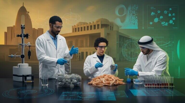 UAE scientists developed seafood waste carbon capture technology that turns shrimp shells into powerful CO2-absorbing materials for climate action.