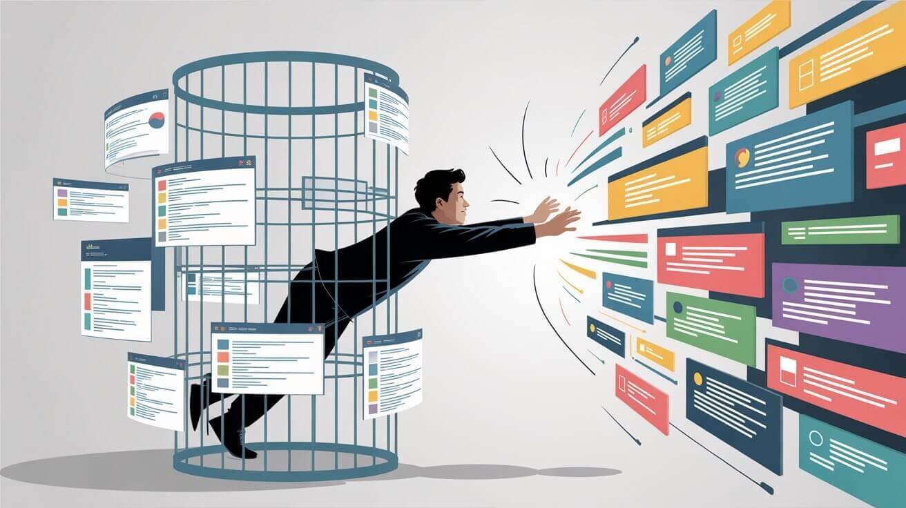 Search algorithm echo chambers trap your mind in information bubbles. Learn science-backed strategies to escape algorithmic filtering and think critically.