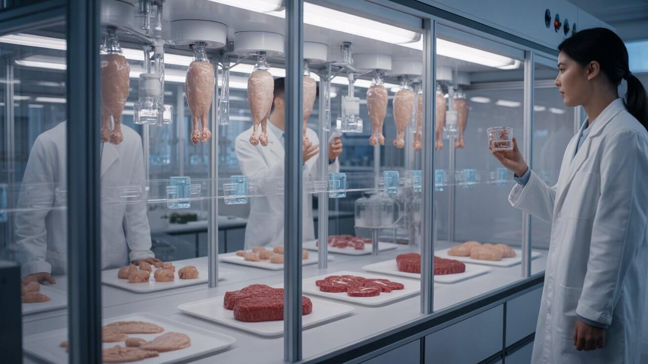 Synthetic meat is revolutionizing food production with lab-grown meat that uses 99% less land and 96% less water. Discover how this technology works, its benefits, and market outlook