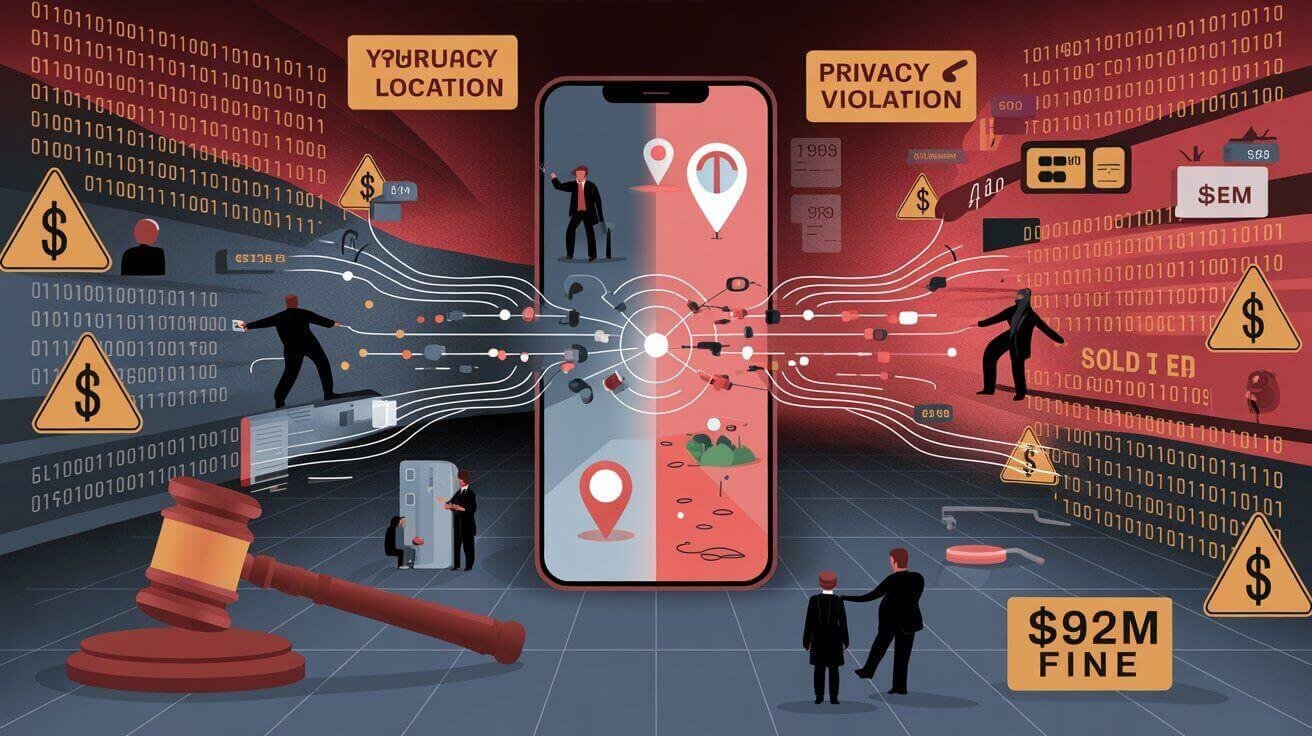 T-Mobile location data privacy scandal: $92M fine reveals how your personal location was sold. Learn protection steps for mobile privacy.