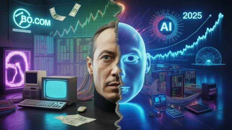 Discover the AI bubble comparison to the dot-com crash. Learn key similarities, critical differences, and what the 2000 burst teaches us about AI investments today.